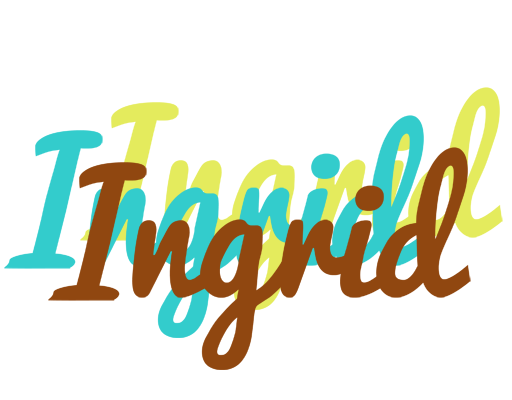 Ingrid cupcake logo