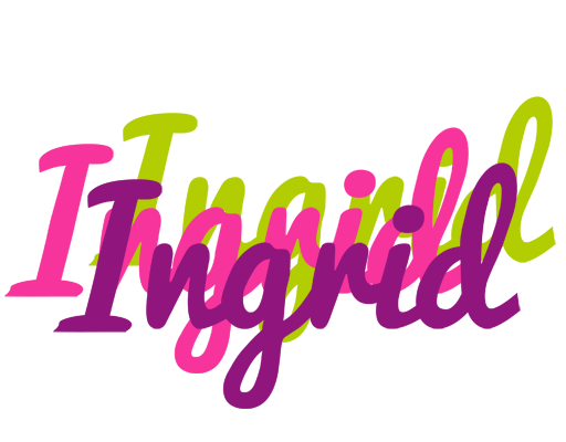 Ingrid flowers logo