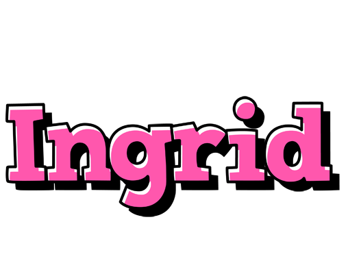 Ingrid girlish logo