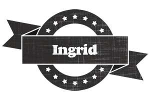 Ingrid grunge logo