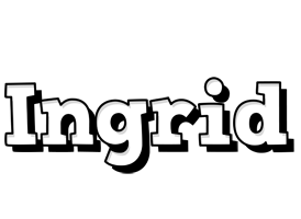 Ingrid snowing logo