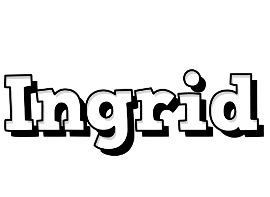Ingrid snowing logo
