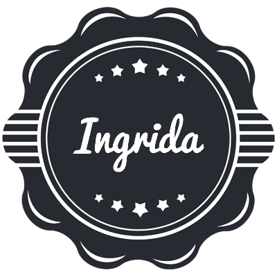 Ingrida badge logo