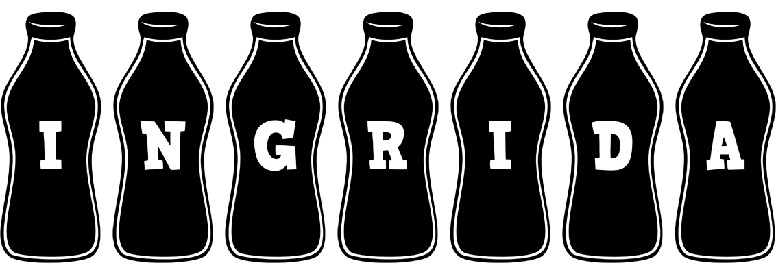 Ingrida bottle logo