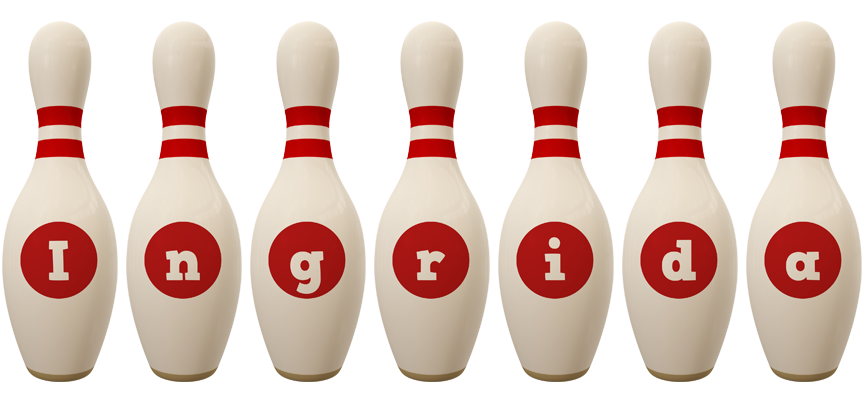 Ingrida bowling-pin logo