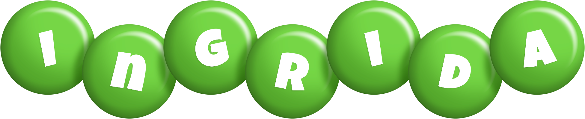 Ingrida candy-green logo