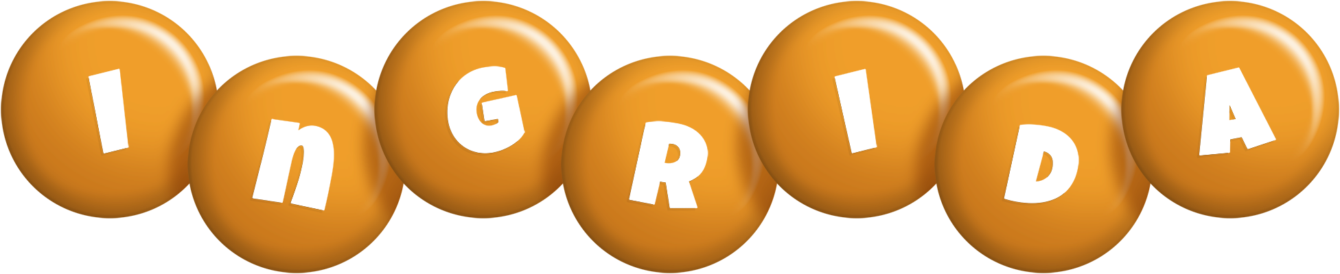 Ingrida candy-orange logo