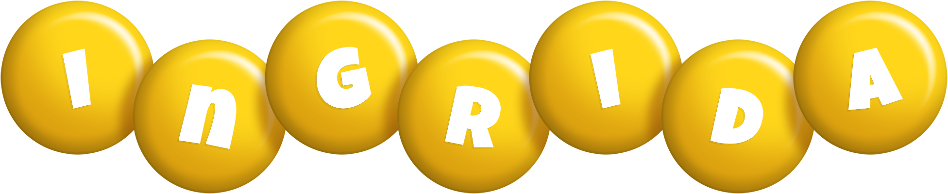 Ingrida candy-yellow logo
