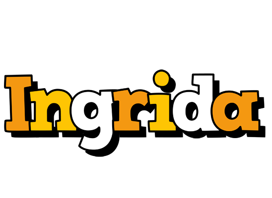 Ingrida cartoon logo