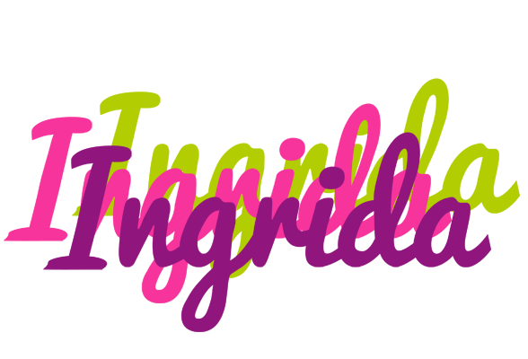 Ingrida flowers logo