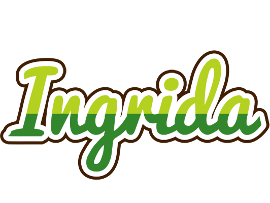 Ingrida golfing logo