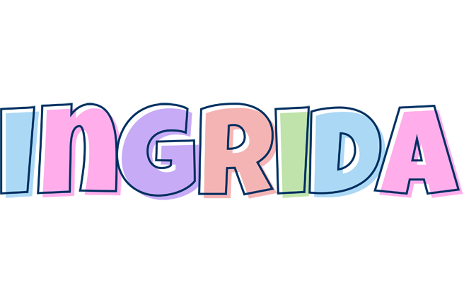 Ingrida pastel logo
