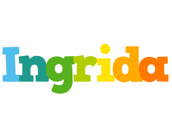 Ingrida rainbows logo