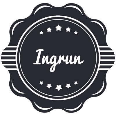 Ingrun badge logo