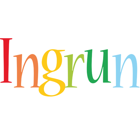 Ingrun birthday logo