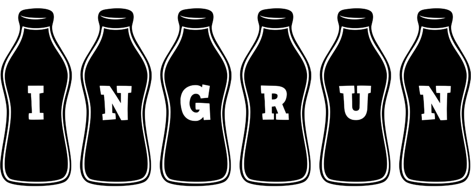 Ingrun bottle logo