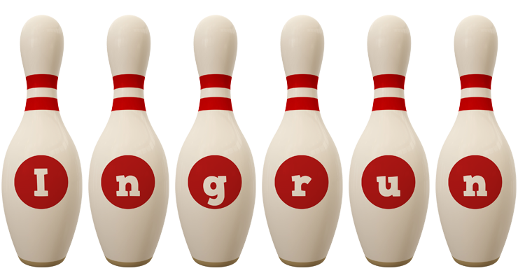 Ingrun bowling-pin logo