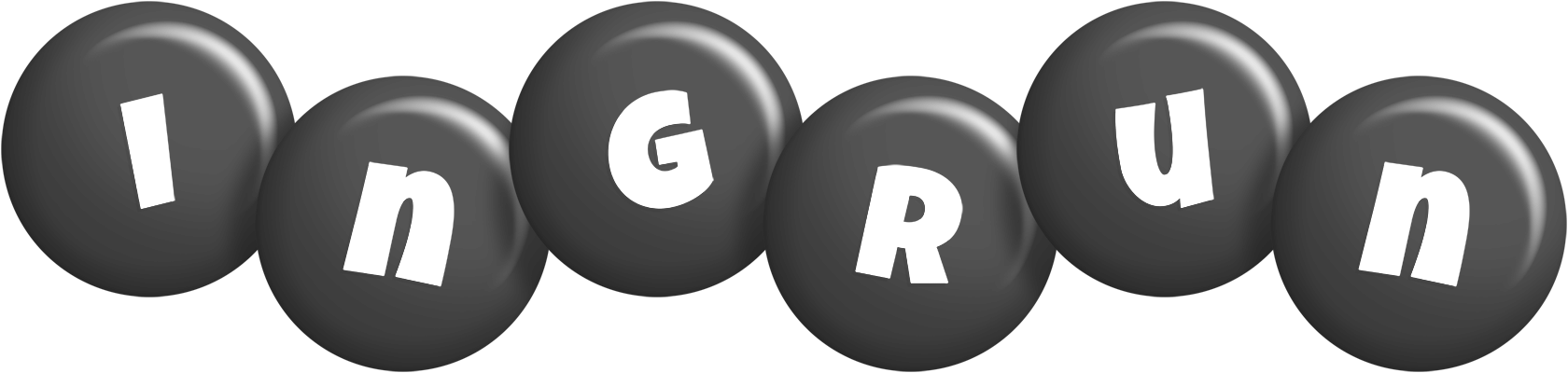 Ingrun candy-black logo