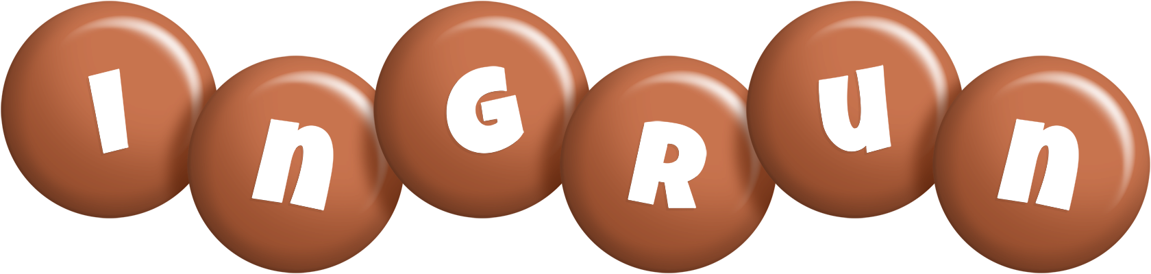 Ingrun candy-brown logo