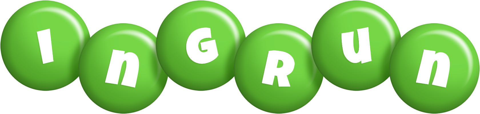 Ingrun candy-green logo