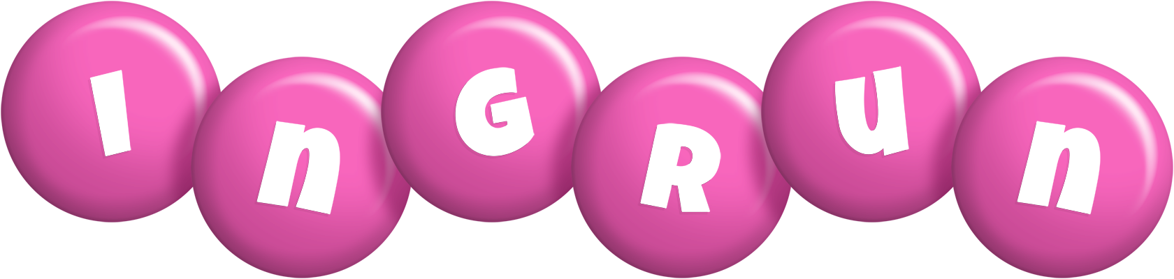 Ingrun candy-pink logo
