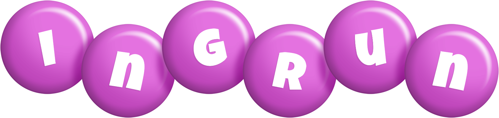 Ingrun candy-purple logo