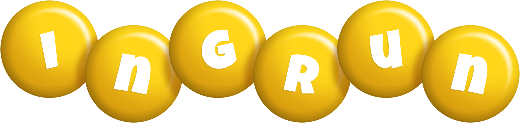 Ingrun candy-yellow logo