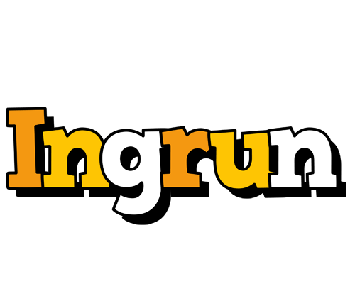 Ingrun cartoon logo