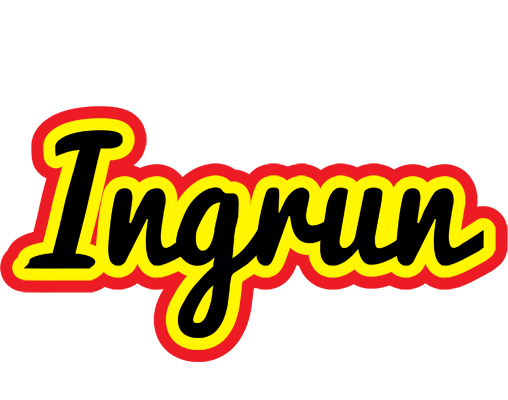 Ingrun flaming logo