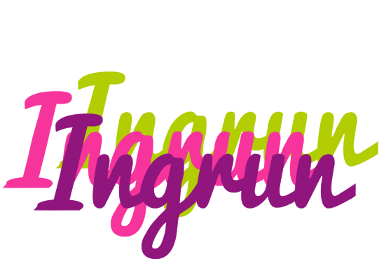 Ingrun flowers logo