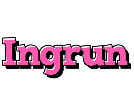 Ingrun girlish logo
