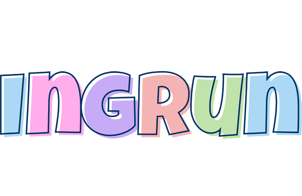 Ingrun pastel logo