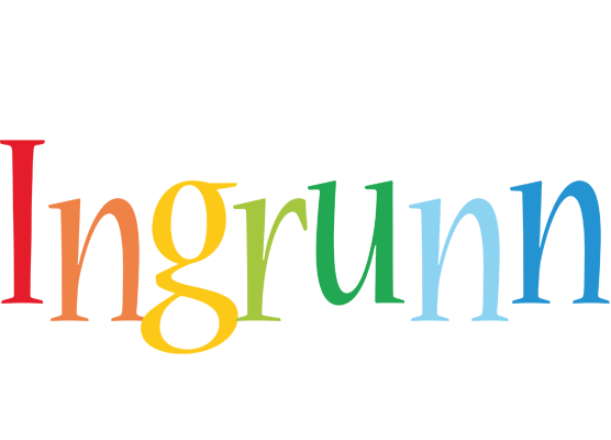 Ingrunn birthday logo