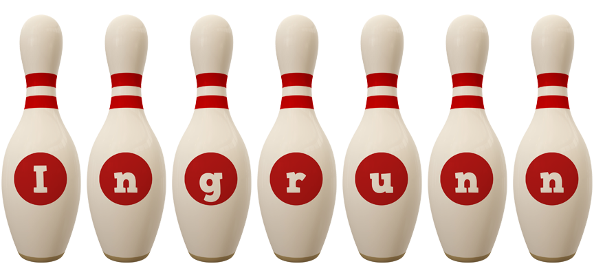 Ingrunn bowling-pin logo