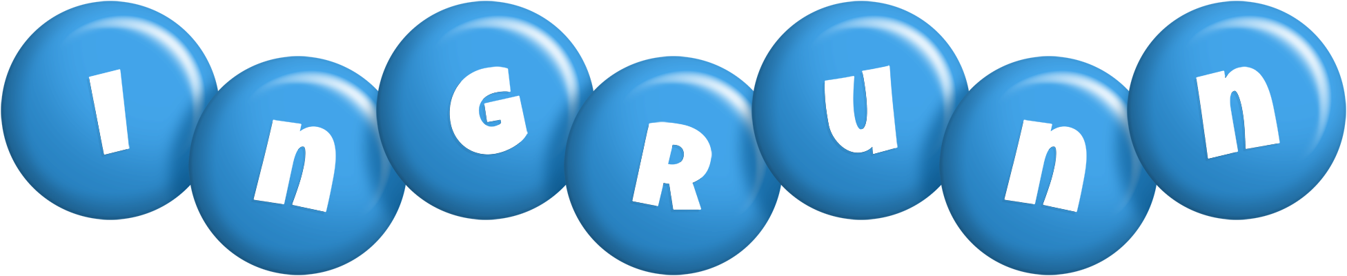 Ingrunn candy-blue logo