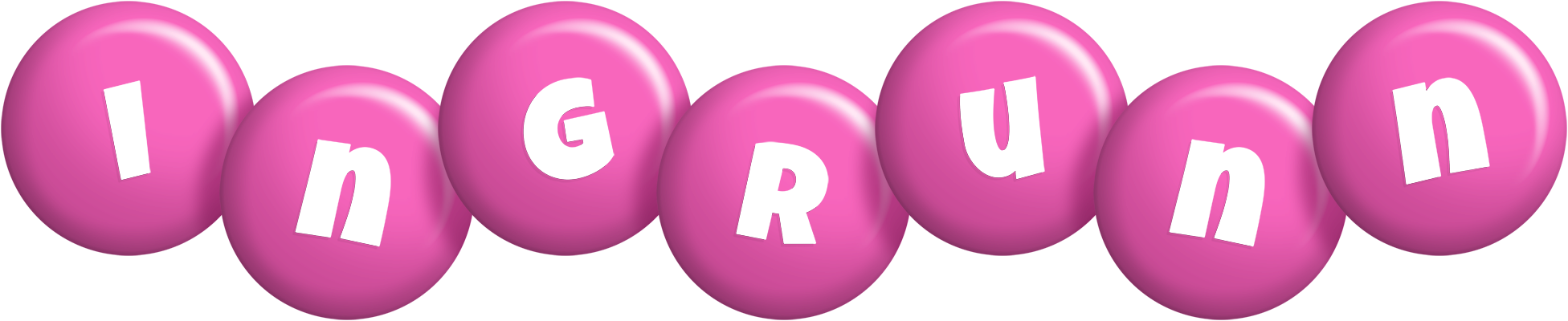 Ingrunn candy-pink logo