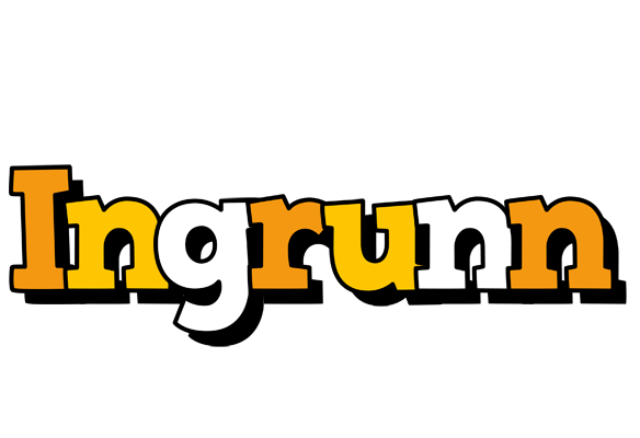 Ingrunn cartoon logo