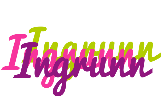 Ingrunn flowers logo