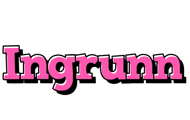 Ingrunn girlish logo