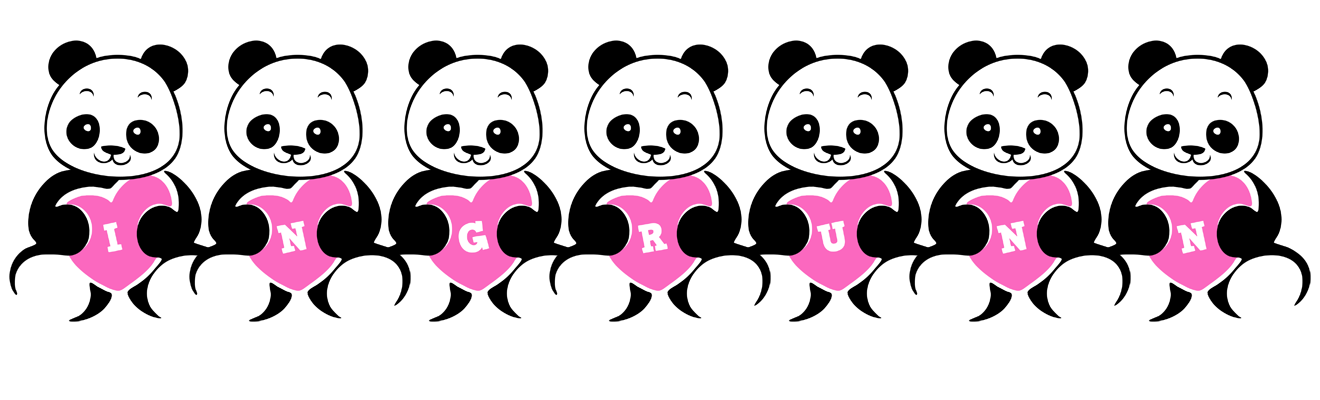 Ingrunn love-panda logo