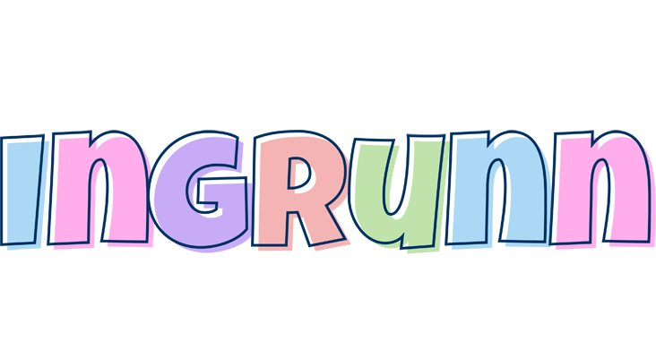 Ingrunn pastel logo