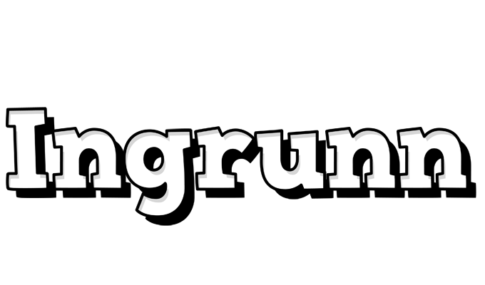 Ingrunn snowing logo