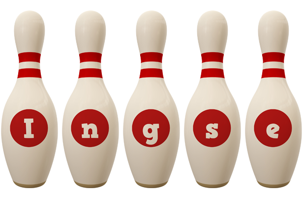 Ingse bowling-pin logo