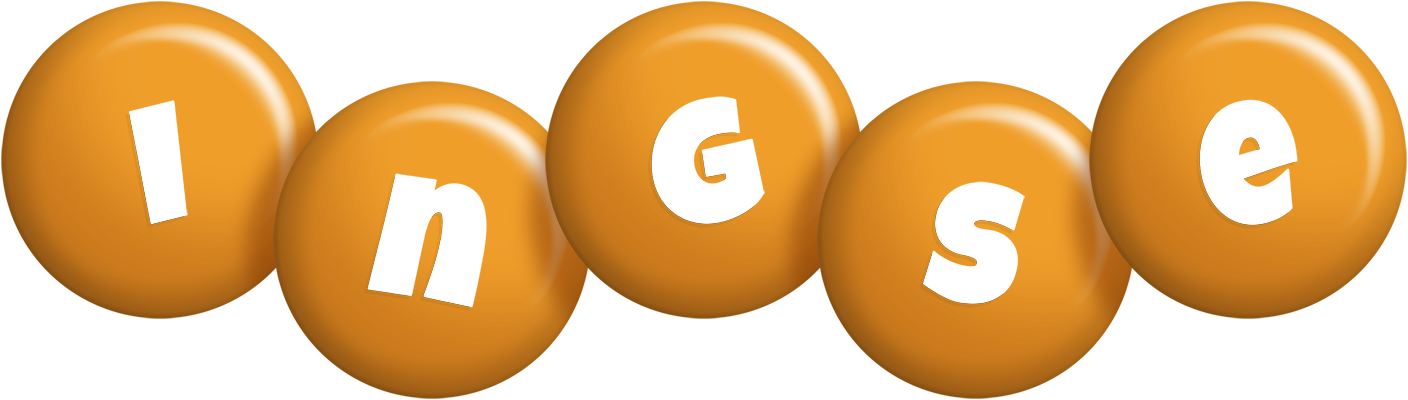 Ingse candy-orange logo
