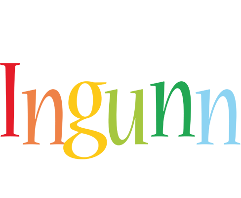 Ingunn birthday logo