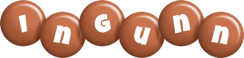 Ingunn candy-brown logo