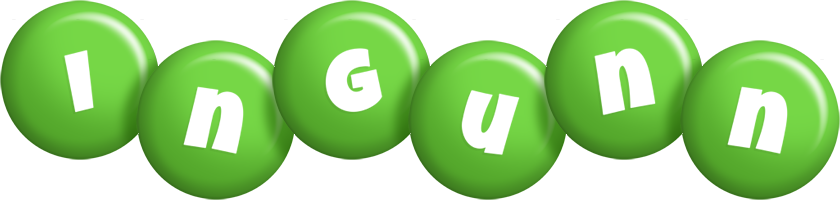 Ingunn candy-green logo