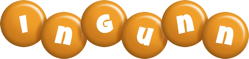 Ingunn candy-orange logo