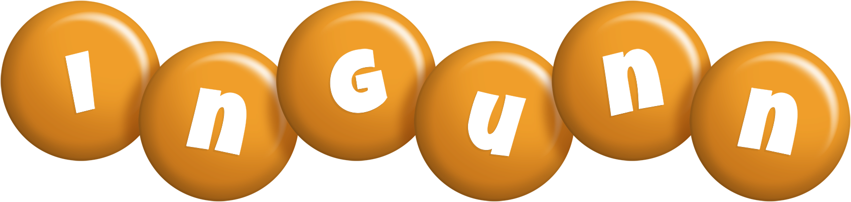 Ingunn candy-orange logo