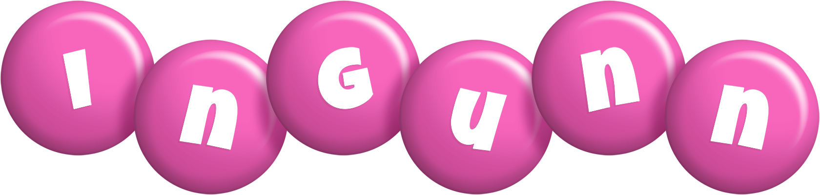 Ingunn candy-pink logo